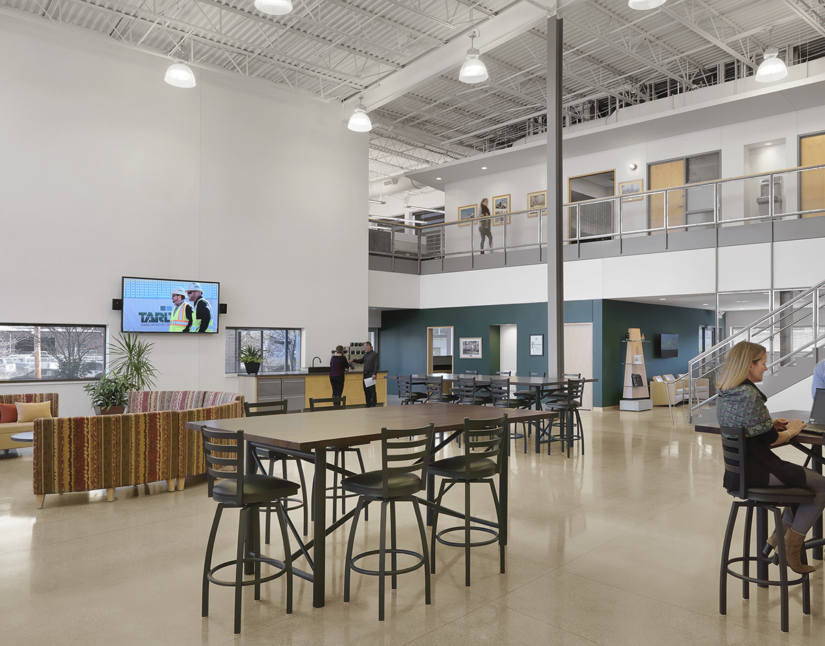 Interior of Tarlton HQ lobby