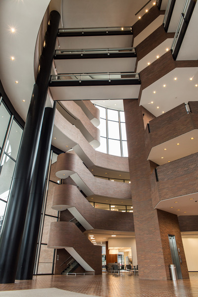 The Koman Group's Spire HQ lobby interior