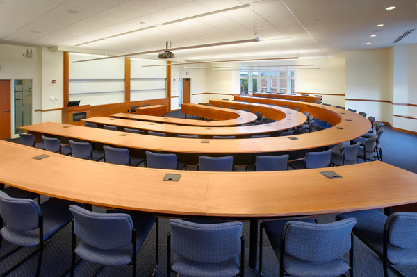 Washington University Seigle Hall circular seating
