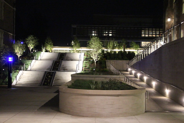 Washington University Bryan Hall outdoor plaza