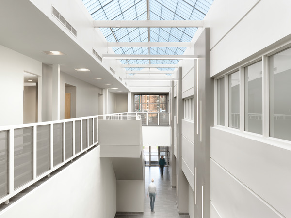 WashU Medicine atrium stairwell