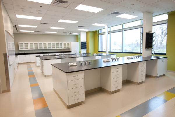 modern science lab and equipment