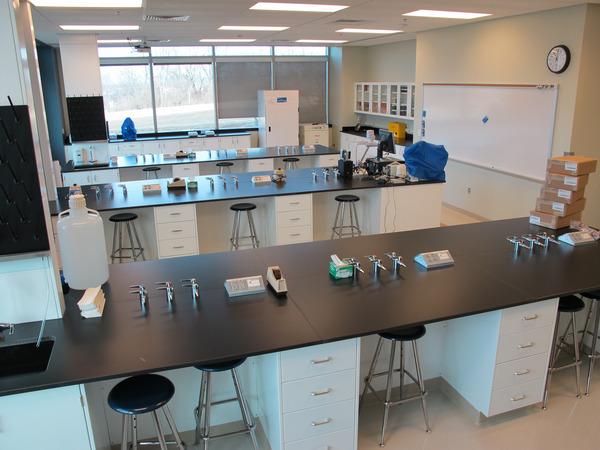 modern science lab and equipment