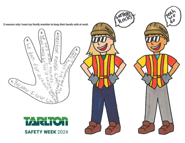 Tarlton Emphasizes Hand Safety During Construction Safety Week