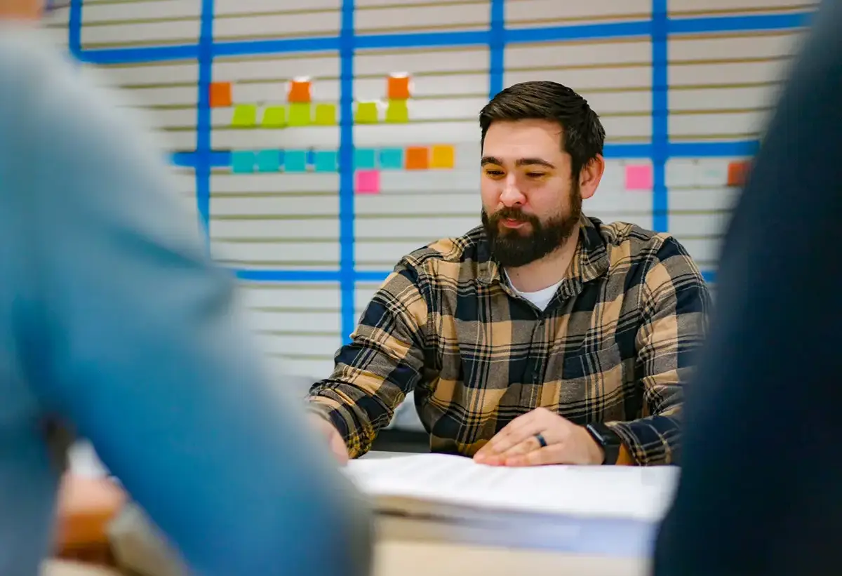 Tarlton employees planning and scheduling