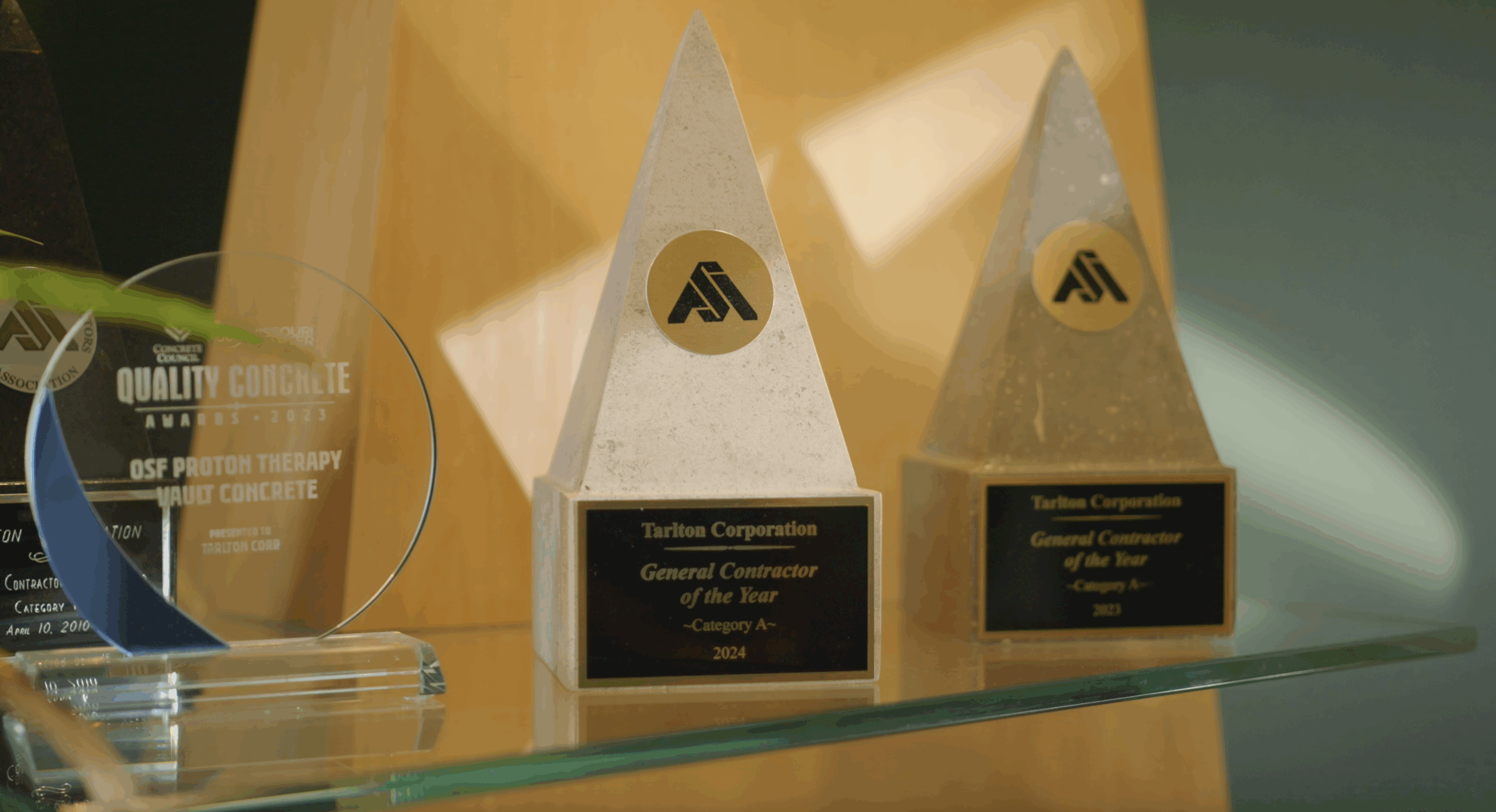 Glass construction awards