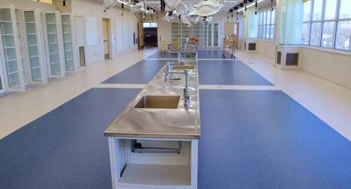 Open flood lab space